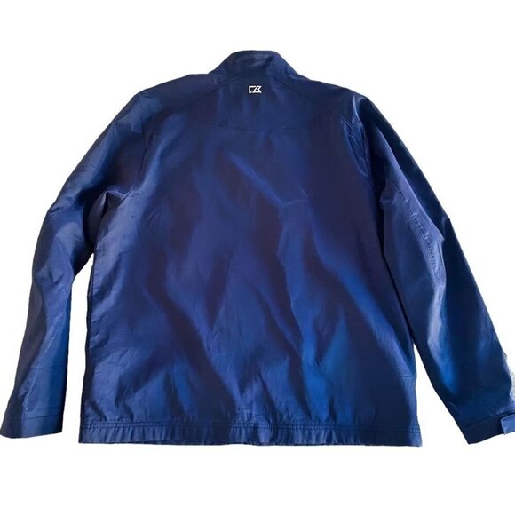 Men's Cutter & Buck Navy Cal Bears CB WeatherTec Full-Zip Jacket Size XL - Picture 3 of 4